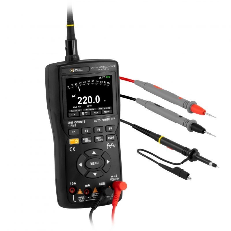 Oscilloscope PCE-OC 15 PCE Instruments pour mesure de signal