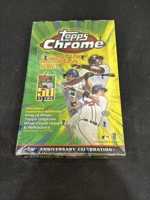 2001 Topps Chrome Series 2 Baseball Factory Sealed Hobby Box 24