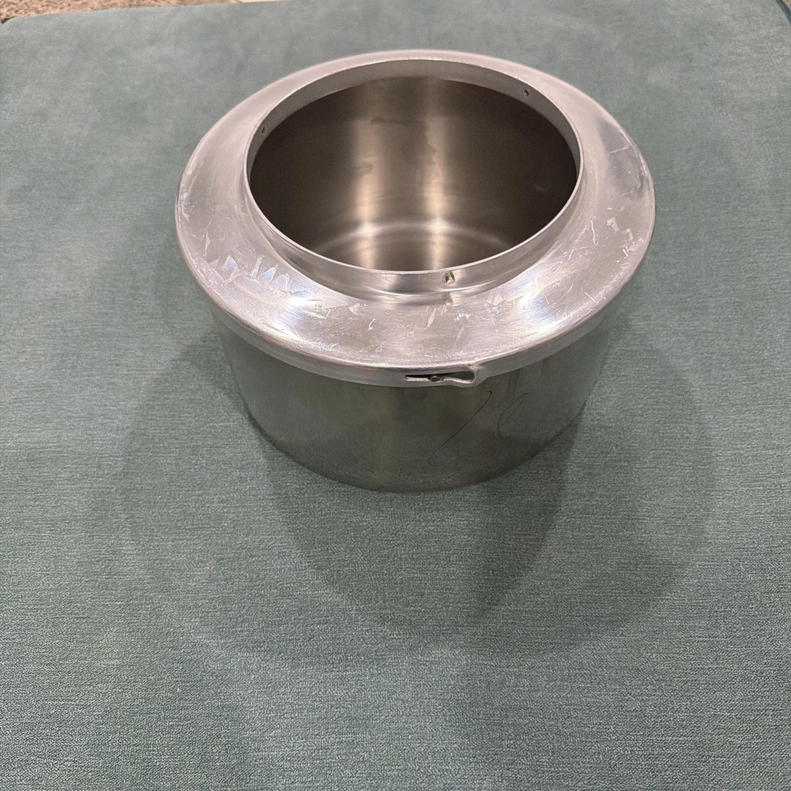 Vtg Bosch Universal Mixer UM3 Stainless Steel Metal Mixing Bowl & Aluminum Lid