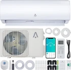 9000 BTU Ductless Mini Split AC Heating System WiFi 24 SEER2 Heat Pump 230V Kit