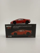 Lamborghini Huracan EVO Rosso Mars - Mini GT MGT 00115 Open Box