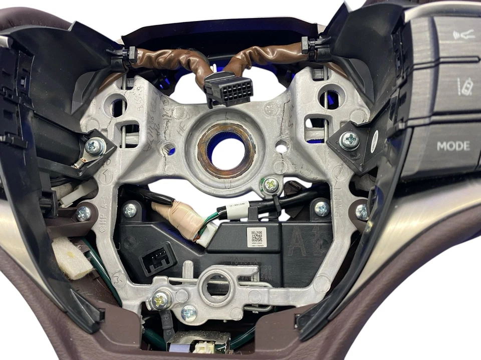 2018-2023 LEXUS LS500 FRONT LEFT DRIVER STEERING WHEEL BLACK LEATHER OEM - Image 4 of 4