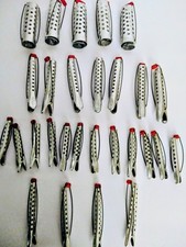 1940s Aluminum Perm/Hair Rods/Curlers Vintage Lot Of 28 Various Mix Sizes
