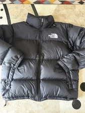 EUC THE  North Face Retro 700 Down Nuptse Puffer CLASSIC BLACK Jacket XL