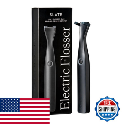 Slate Origin Electric Flosser Dentist-Invented 3-In-1 Battery-Powered Flosser