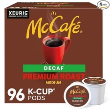 McCafe, Premium Roast Decaf 100 k cups bulk