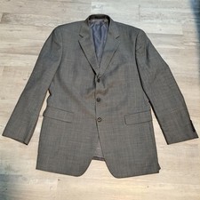 LAUREN RALPH LAUREN Men's Gray 100 WOOL Sport Coat Suit Jacket Blazer 42L