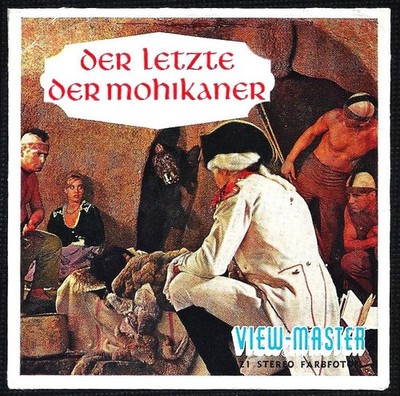 3 View-Master Stereo 3D Reels   B439-D, Der letzte der Mohikaner,Kanada,Indianer
