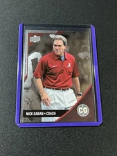 2014 Upper Deck Conference Greats #111 Nick Saban Alabama Crimson Tide E1