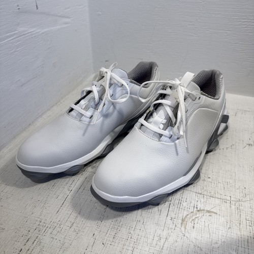 FootJoy Tour Alpha Golf Shoes 55543 White  Mens Size 9.5 Ortholite FTF+ OPS EUC