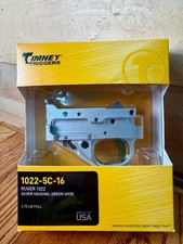 Timney Ruger 1022 Trigger Silver Housing Green Shoe 2.75lb 1022-5c-16