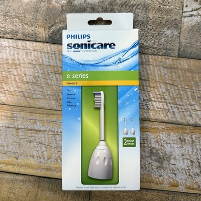 Philips Sonicare E Series Standard 2 Pack Brush Heads Fits Essence Xtreme Elite