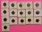 Indian Head pennies lot of 16-Circulated & Ungraded-Various dates 1880 to 1909
