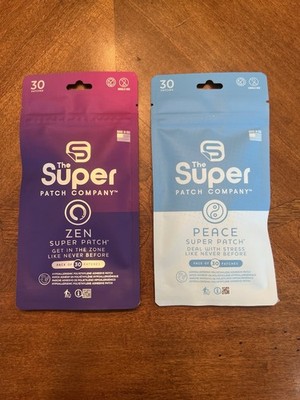 The Super Patch Company: The Zen Super Patch & Peace Super Patch 2 Packs Of 30