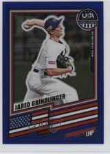 2026 Panini Stars & Stripes Prizm Blue Prizm 116/299 Jared Grindlinger #91 0j81