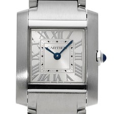 CARTIER Tank Francaise SM WSTA0065 Silver WATCH 723823 6