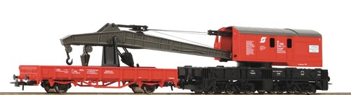 Roco H0 56239 Kranwagen mit Schutzwagen der ÖBB - NEU + OVP | Condition: Neu