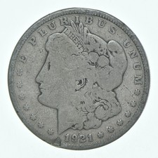 (1) CULL 1921 Morgan Silver Dollar 90% Bullion from Bulk Lot