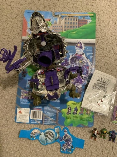 Teenage Mutant Ninja Turtles Tokka Playset W/Mini Figures Vintage