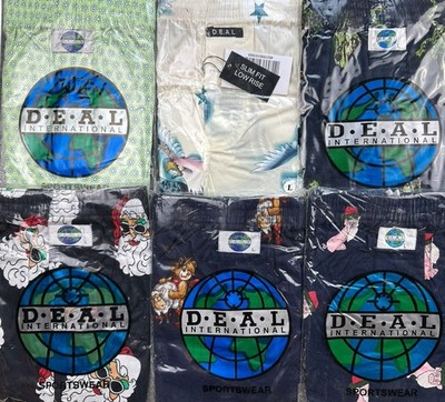 6x D.E.A.L International Boxershorts Gr. L verschiedene Motive und Farben Y2K