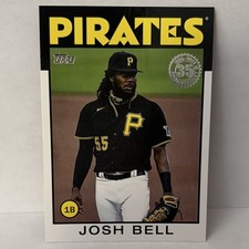 Topps 2021 1986 Baseball 35th Anniversary Josh Bell #86B-21 Pirates Card