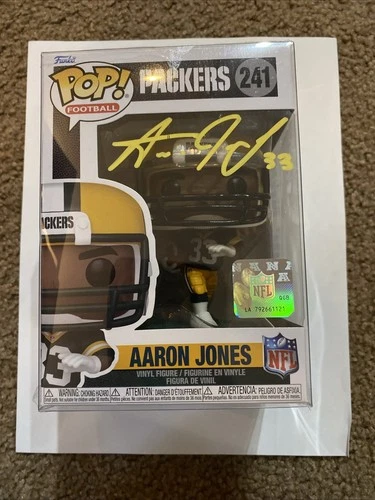 AARON JONES - Green Bay Packers Funko Pop! NFL #241 Collectible Vinyl Figure NEW