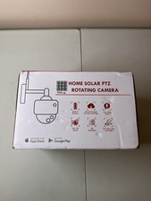 Solar PTZ Security Camera WiFi Outdoor Pan Tilt Zoom Night Vision BRAND NEW