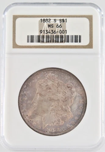 New Listing1882 Morgan Silver Dollar NGC Graded MS66