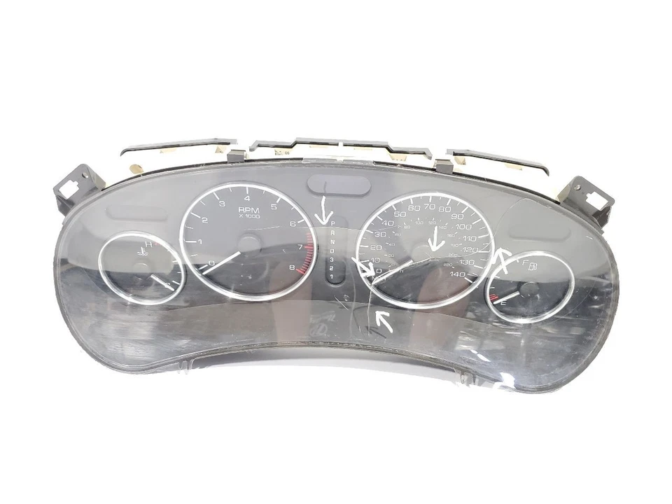 Velocímetro 3,5 L automático tracción delantera 107 k OEM 2001 2002 2003 Oldsmobile Aurora Foto 2 de 4