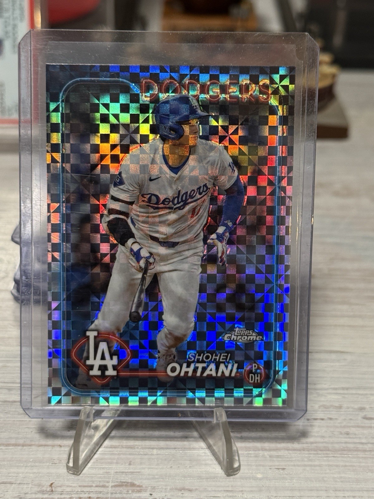 2024 Topps Chrome - Shohei Ohtani #1 X-Fractor Dodgers