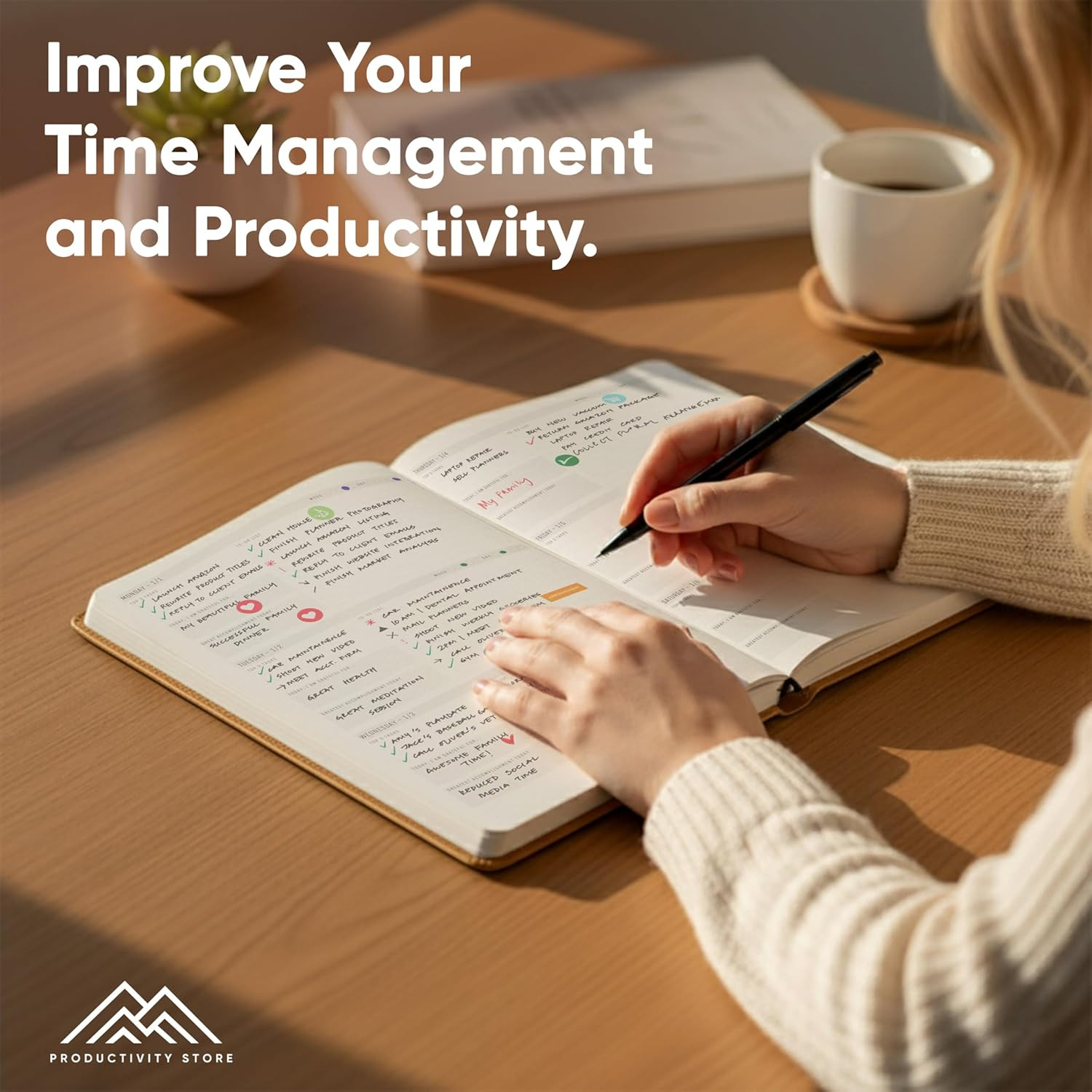 Dated, 2026 Planner, 8.5" X 11" - the Productivity Planner to Achieve Your 2026