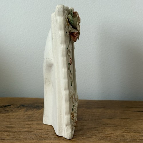 Ceramic Flowers Photo Frame For 2.5” x 3” Picture Cottage Shabby Chic Victorian - Picture 4 of 13