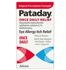 Pataday Original Strength  Eye Allergy Itch Relief Once Daily 0.17oz 5mL Exp2026