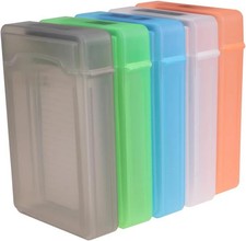 Hard Drive Disk Case Hard Drive Disk Box- 5 Pack 3.5 Inch Hard Drive Storage ...