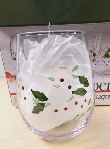 Pfaltzgraff Winterberry Stemless Wine Glass - Thumbnail 4