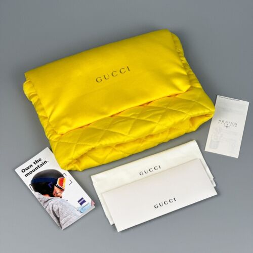 Gucci Men Sunglasses Pink Yellow GG Infrared Logo ZEISS Ski Mask GG1210S NEW - Picture 6 of 10