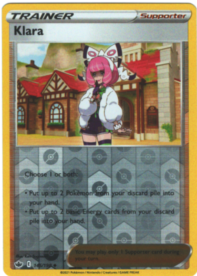 klara rare league card Klara (Full Art)