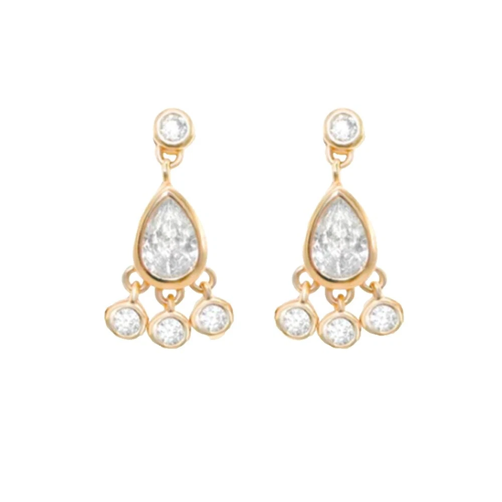 Pendientes de Moda Estilo Punk con Flecos