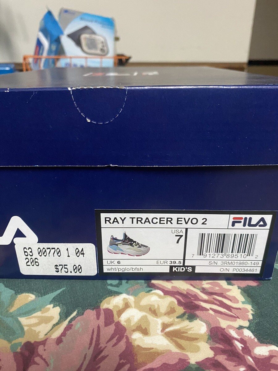 fila ray tracer evo 2 Kids Sz 7 New | eBay