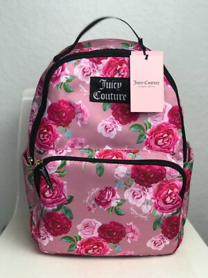 juicy couture floral backpack