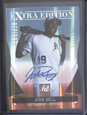 2011 Panini Elite Extra Edition Diecut Aspirations Autograph #P-35 Josh Bell