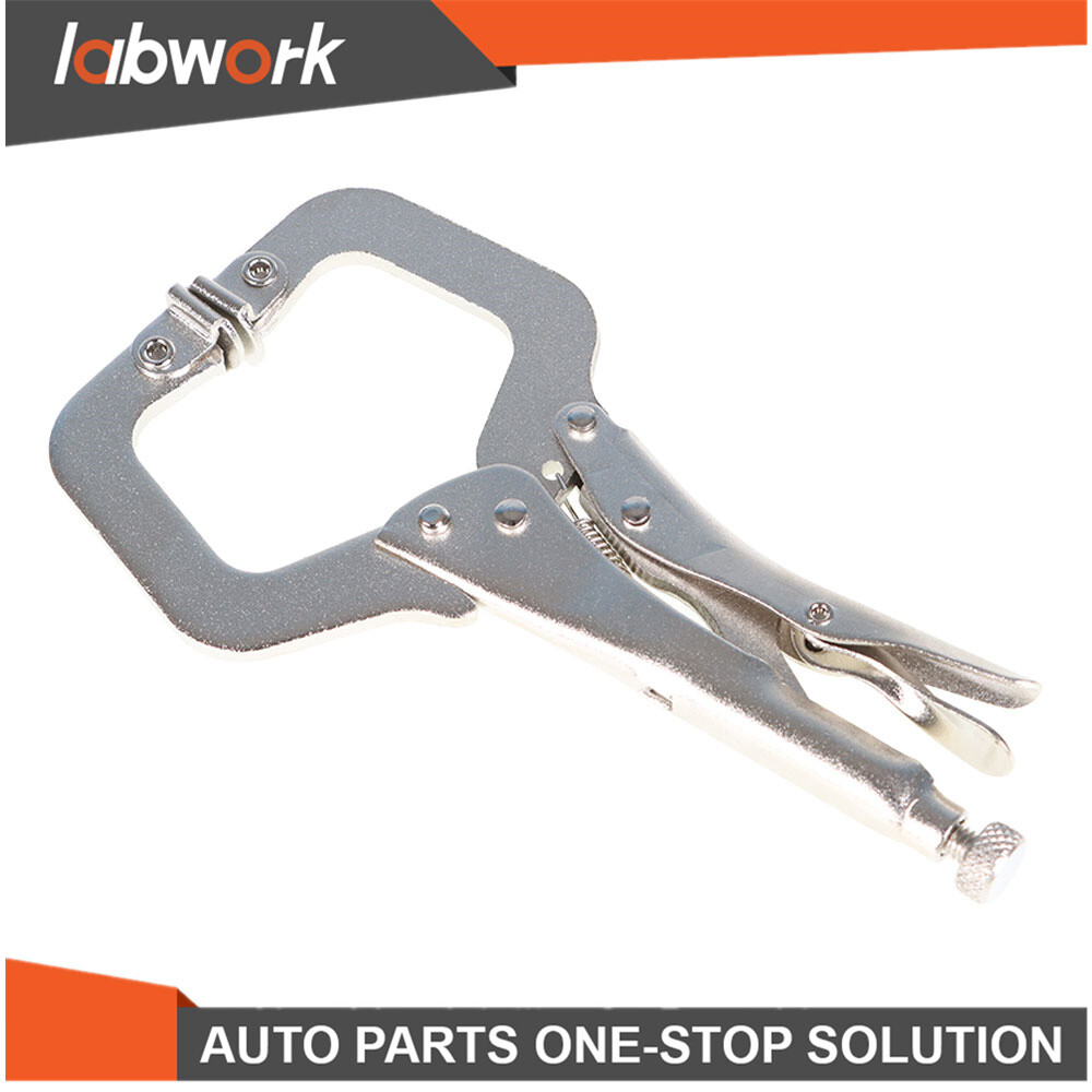 Labwork CClamp Locking Pliers Adjustable Swivel Pad Locking 5 Pack 6