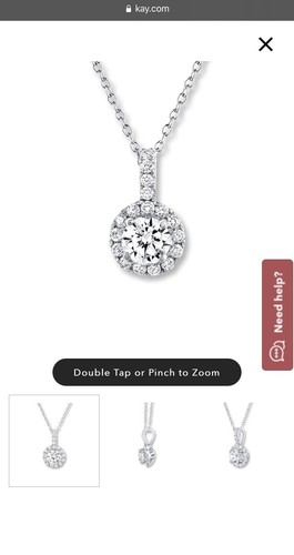 Kay jewelers Leo Diamond Necklace 5/8 