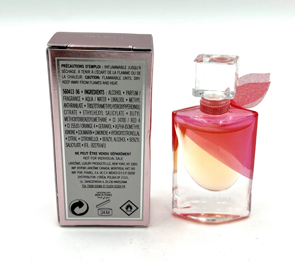 ¡Nuevo! Lancome La Vie Est Belle En Rose L’Eau De Toilette Splash Mini Tamaño 3 ml Foto 2 de 2
