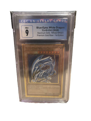 Blue-Eyes White Dragon MAGO-EN001 Maximum Gold 1st Edition for