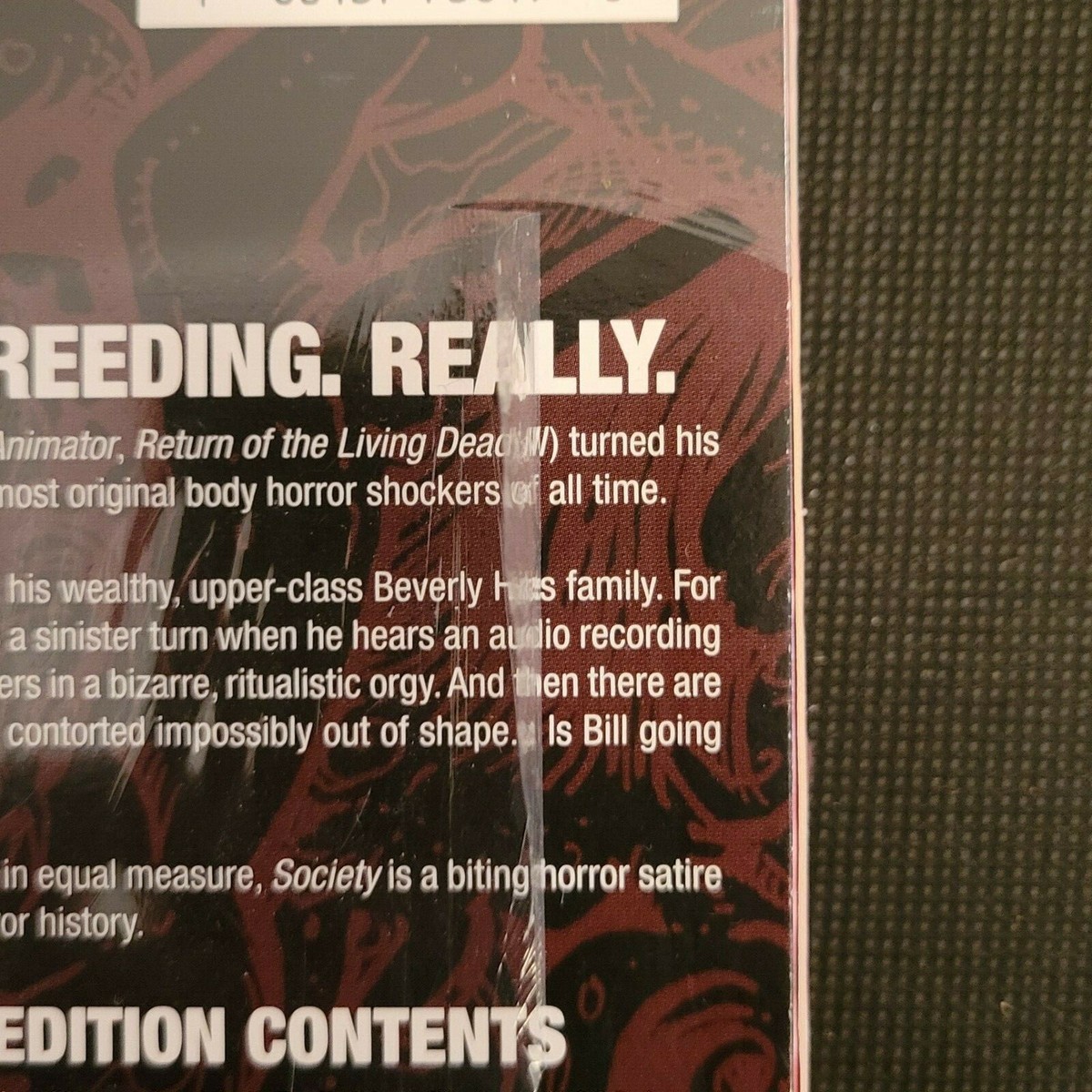 Society (1989) Arrow Blu-Ray Limited Edition NEW SEALED w/ comic