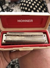 Marine Band M. Hohner Harmonica no. 1896. C Key