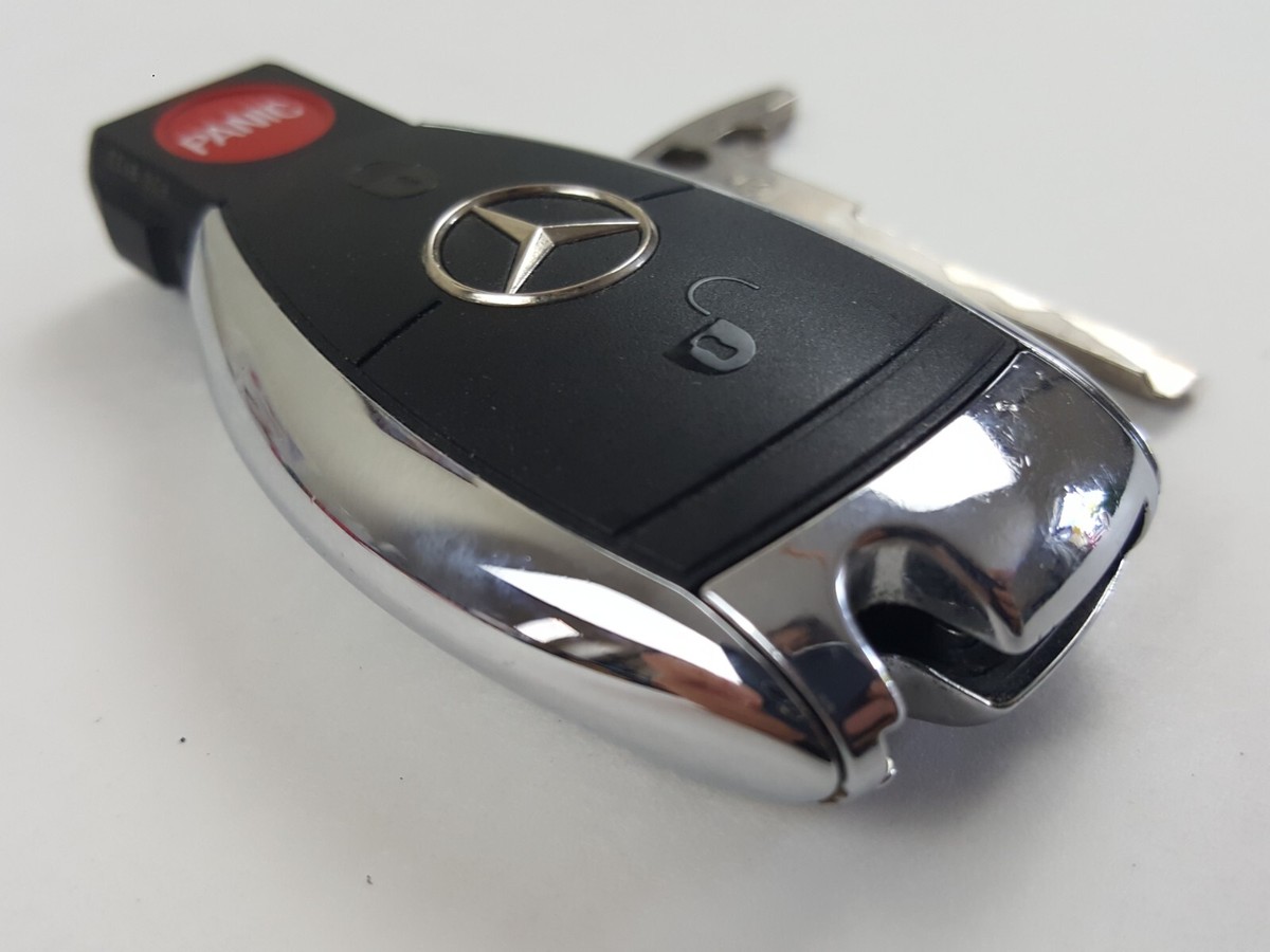 Keyless System Mercedes Key Mercedes Used Mercedes 3-Button Remote Smart Key For A, C, E Class ...
