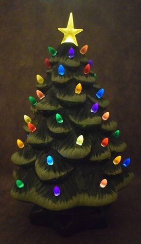 Mr. Christmas Nostalgic 14” Ceramic Christmas Tree, Lighted in Orig. Box, Works! - Picture 6 of 9
