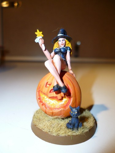 Halloween Metal Well Painted Fantasy Miniatures x7+1pcs - Picture 3 of 3